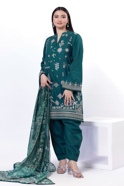 Embroidered | Cotton | Tailored 3 Piece | GBP 32.50