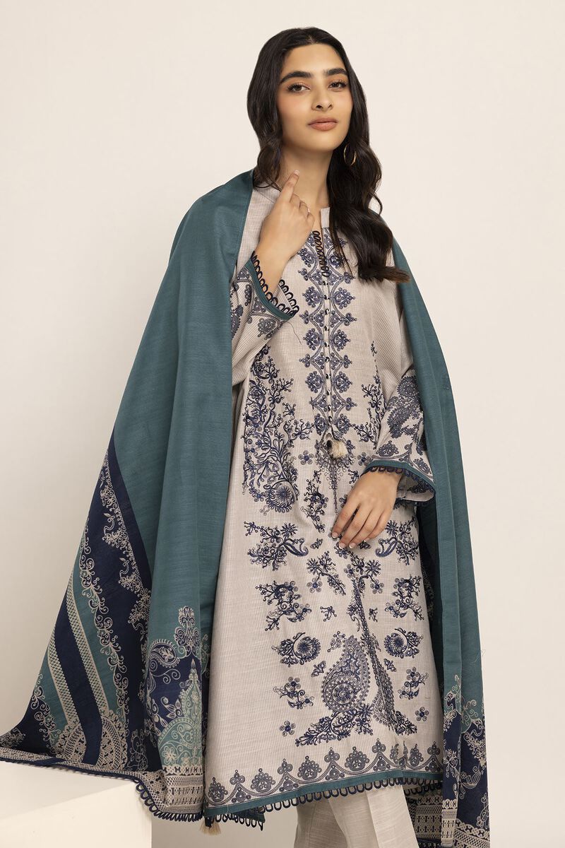 Embroidered | Khaddar | Fabrics 3 Piece | null