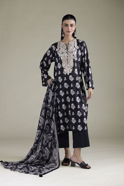 Embroidered | Cambric | Fabrics 3 Piece | GBP 20.00