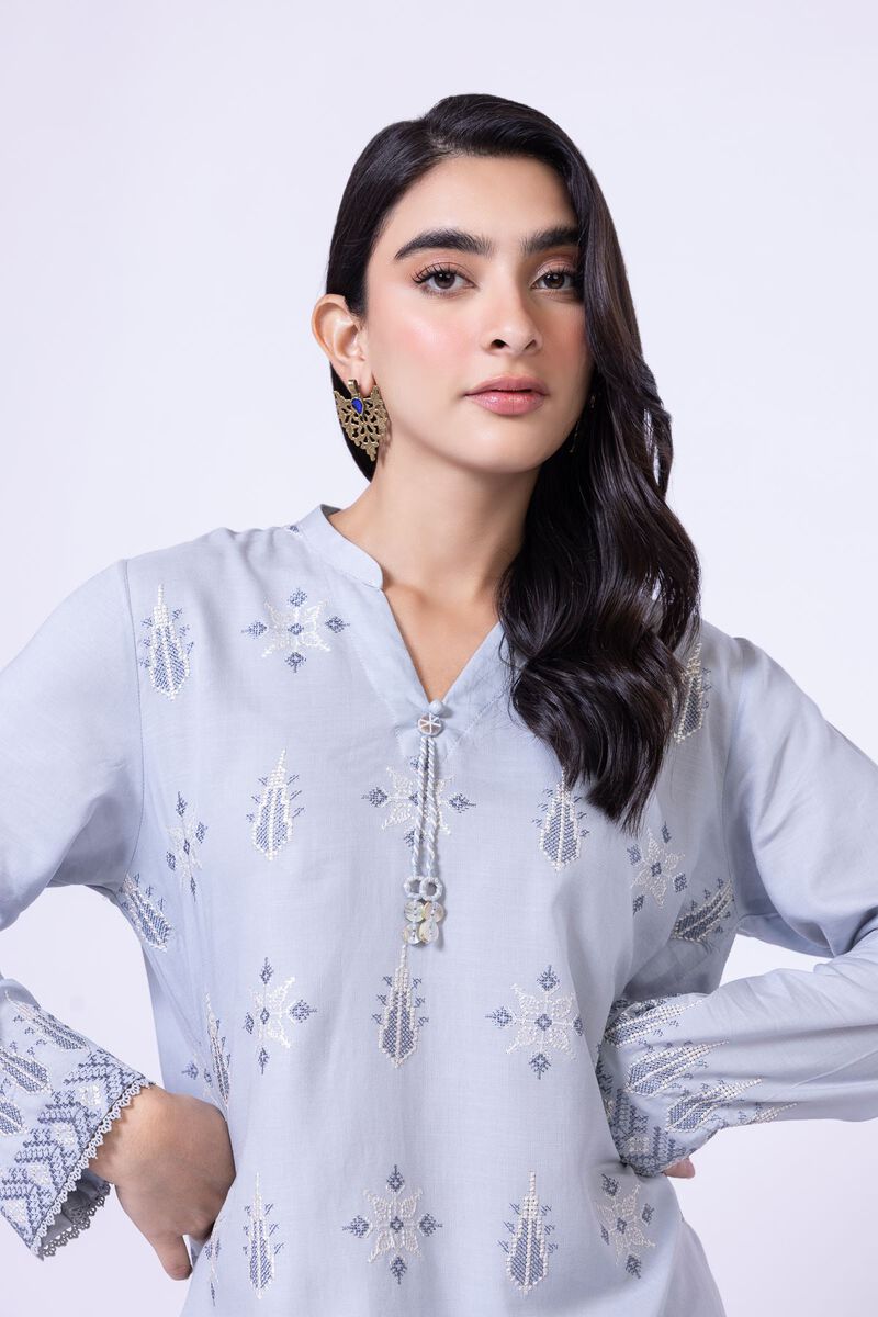 Embroidered | Dull Raw Silk | Kurta | GBP 9.00