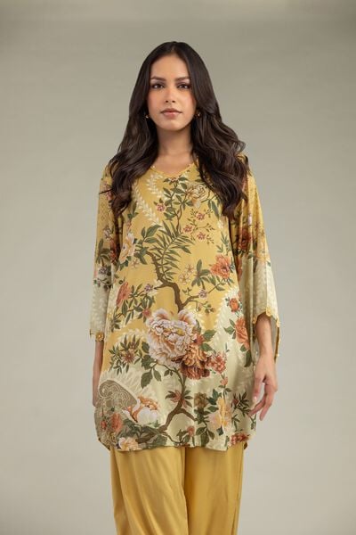 Printed | Viscose | Short Floral Kurta | GBP 30.00