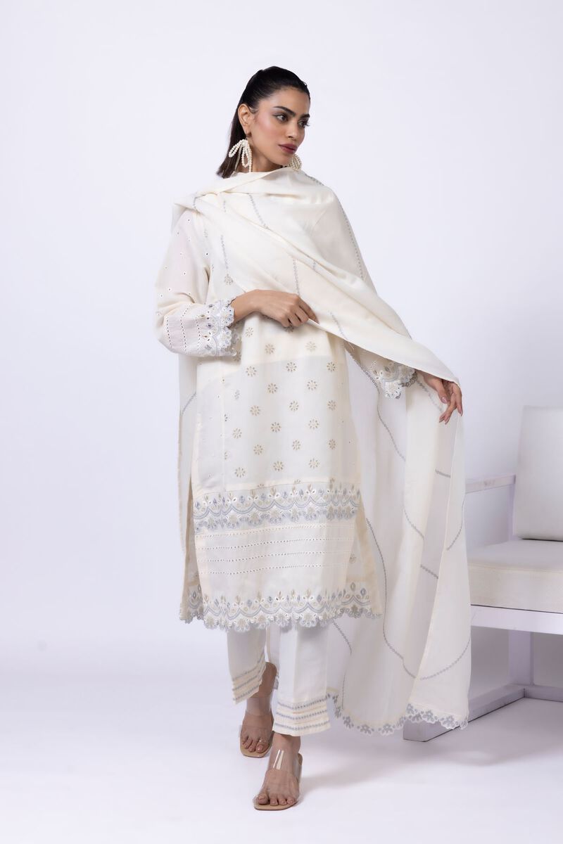 Embroidered | Cotton Reflex | Pants | GBP 20.00