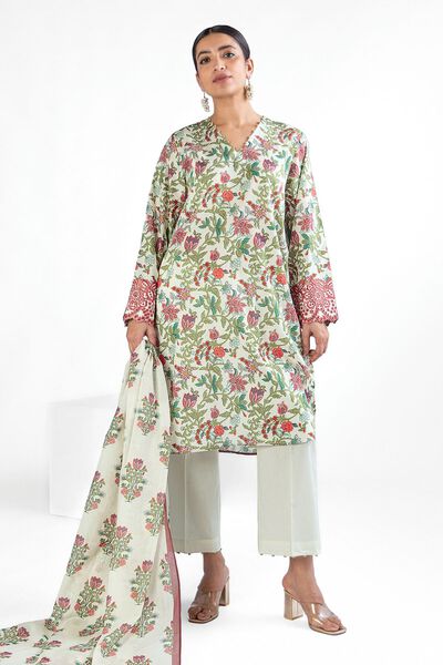 Embroidered | Lawn | Fabrics 3 Piece | GBP 10.50