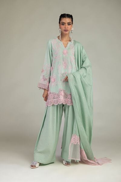 Raw Silk | 3-Piece Co-ord Set | GBP 180.00