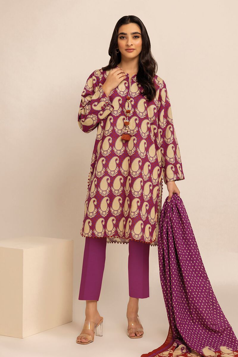 Printed | Khaddar | Fabrics 3 Piece | null