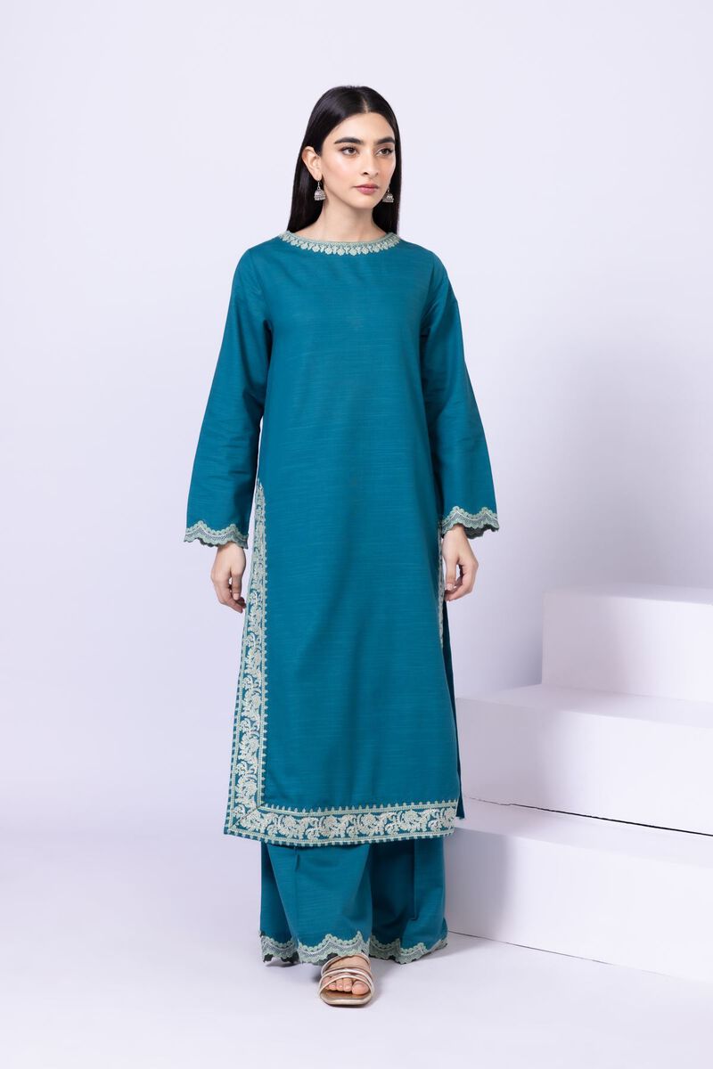 Embroidered | Khaddar | Kurta | null