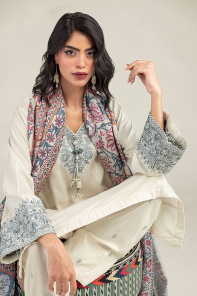 Embroidered | Raw Silk | Kurta | GBP 50.00