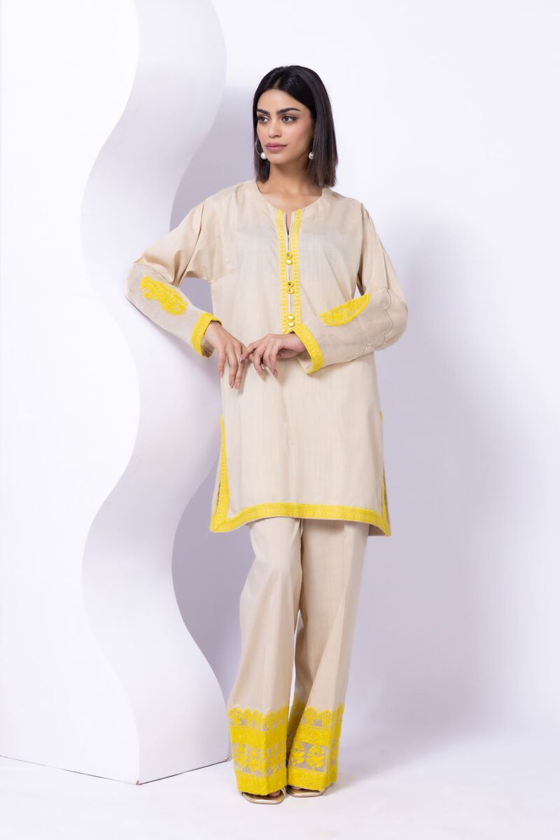 Embroidered | Crosshatch Poplin | Pants | GBP 11.00