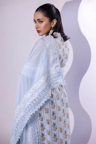 Embroidered | Light Thai Silk | Dupatta | GBP 35.00