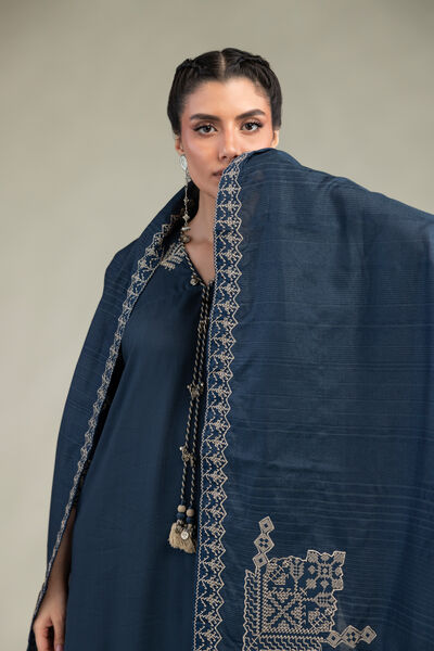 Embroidered | Polyester Silk | Polyester Silk Dupatta | GBP 35.00
