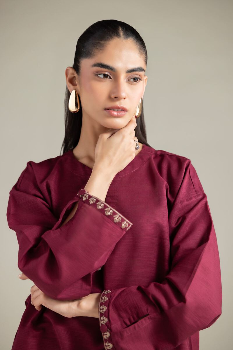 Embroidered | Textured Cotton | Kurta | GBP 18.00