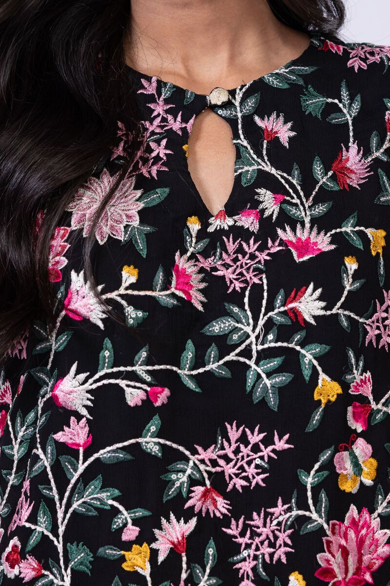 Embroidered | Polyester Crinkle Chiffon | Kurta | GBP 19.50