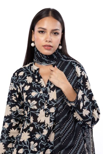 Printed | Khaddar | Tailored 3 Piece | GBP 40.00