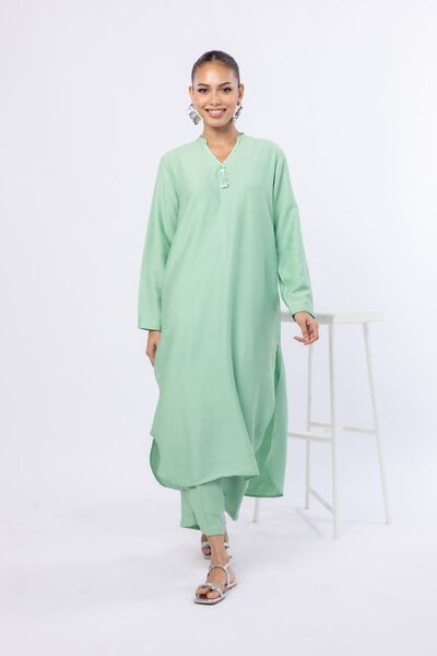 Dyed | Cotton Vortex Wrinkle | Kurta | GBP 25.00