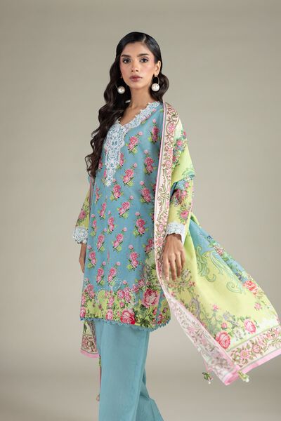 Embroidered | Cambric | Tailored 3 Piece | GBP 55.00