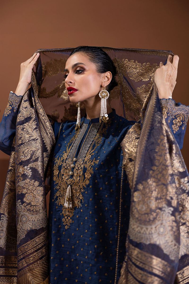 Embroidered | Polyester Organza | Fabrics 3 Piece | null