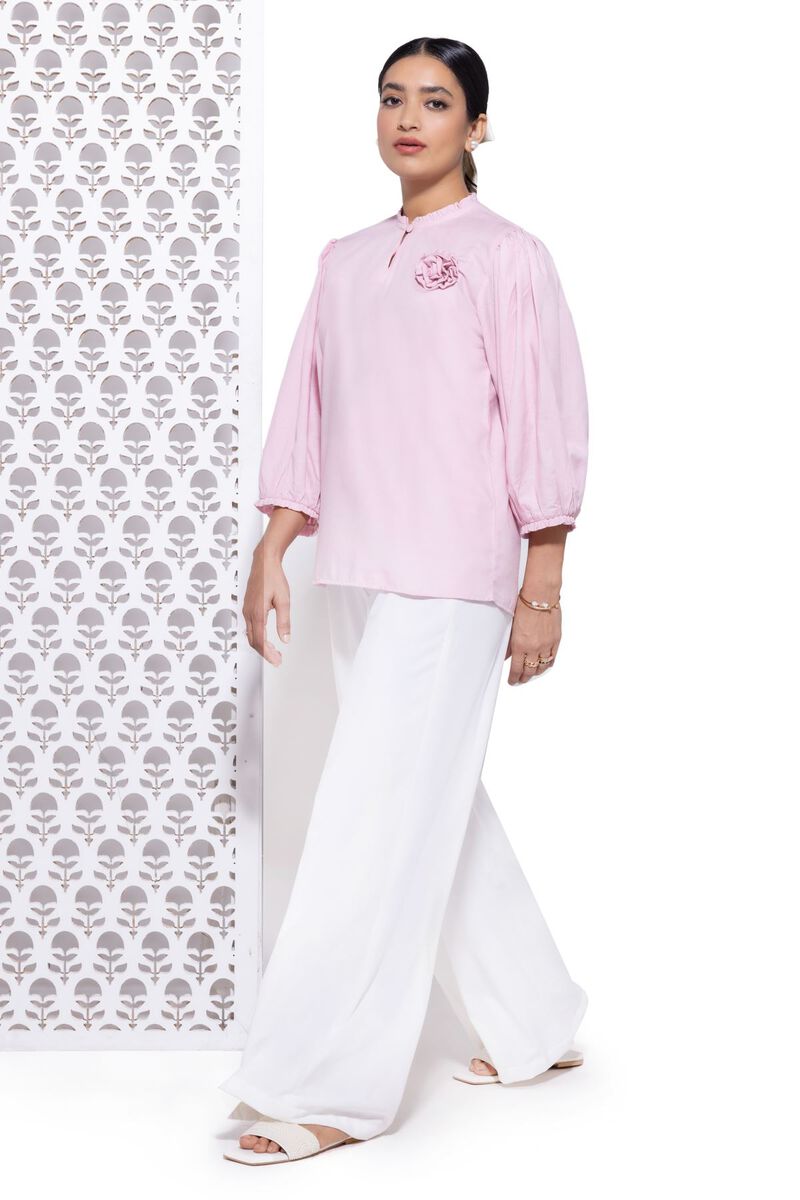 Dyed | Heavy Georgette | Trousers | null