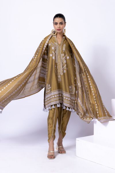 Embroidered | Raw Silk | Shalwar | GBP 16.00