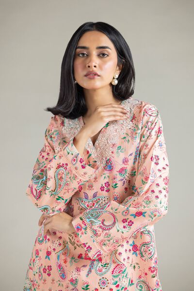 Embroidered | Textured Lawn | Fabrics 2 Piece | Top and Bottom | GBP 25.00