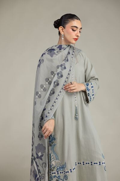 Embroidered | Mesuri | Floral Mesuri Dupatta | GBP 20.00