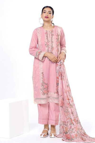 Embroidered | Dobby | Fabrics 3 Piece | GBP 27.50