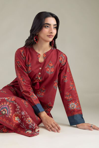 Printed | Cambric | Floral Cambric Kurta | GBP 35.00