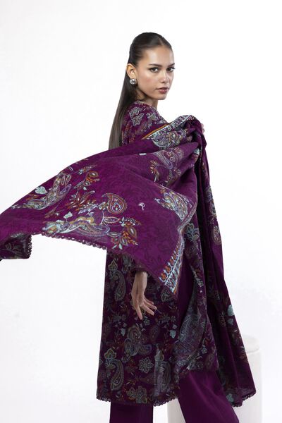 Printed | Khaddar | Tailored 3 Piece | GBP 40.00