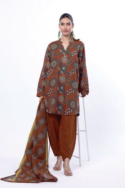 Printed | Light Khaddar | Fabrics 3 Piece | GBP 12.50