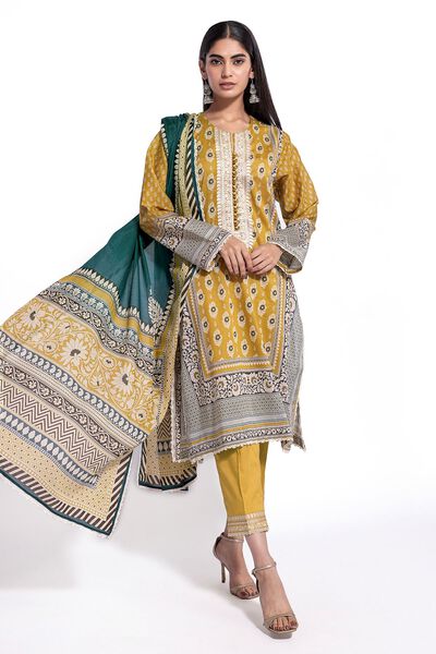 Lawn | Embroidered | Fabrics 3 Piece | GBP 12.50