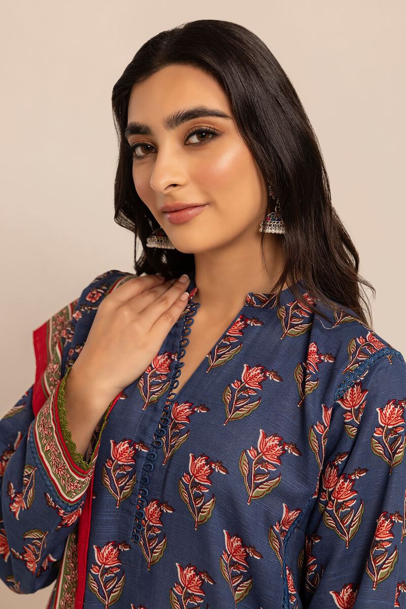 Printed | Khaddar | Fabrics 3 Piece | null