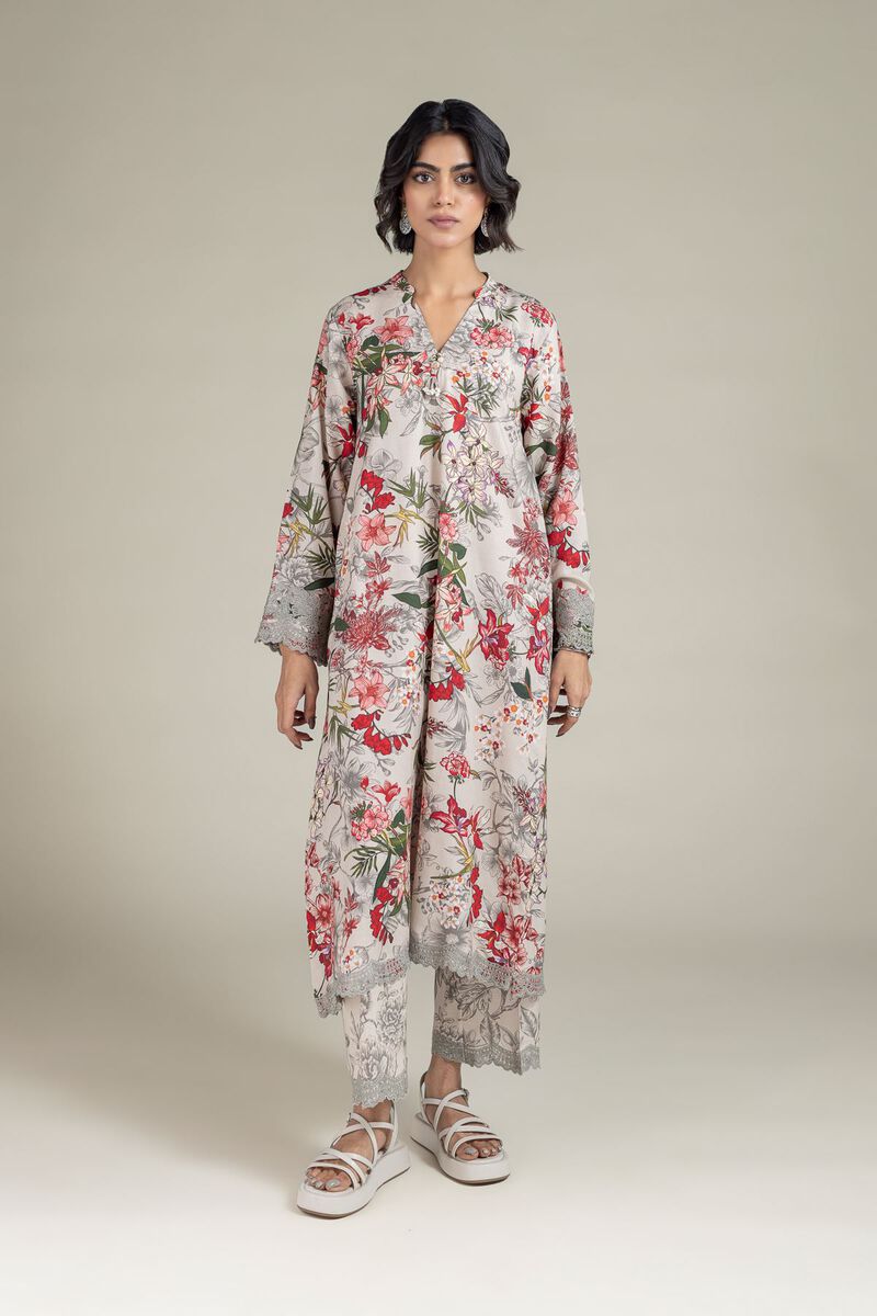 Embroidered | Raw Silk | Pants | GBP 5.70