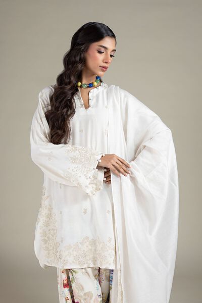 Embroidered | Raw Silk | Tailored Silk Suit | GBP 70.00