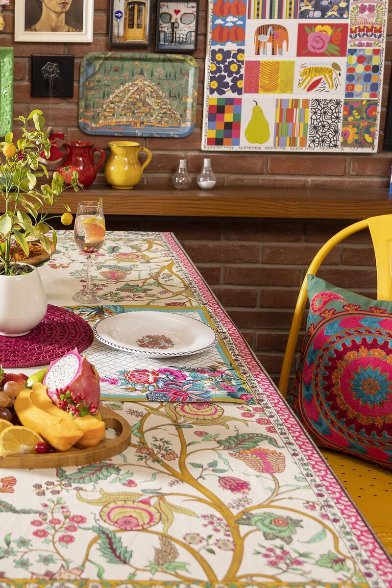 Cotton | Printed | Table Cover | null