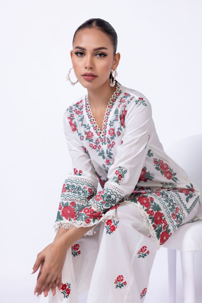 Embroidered | Cambric | Kurta | GBP 15.00