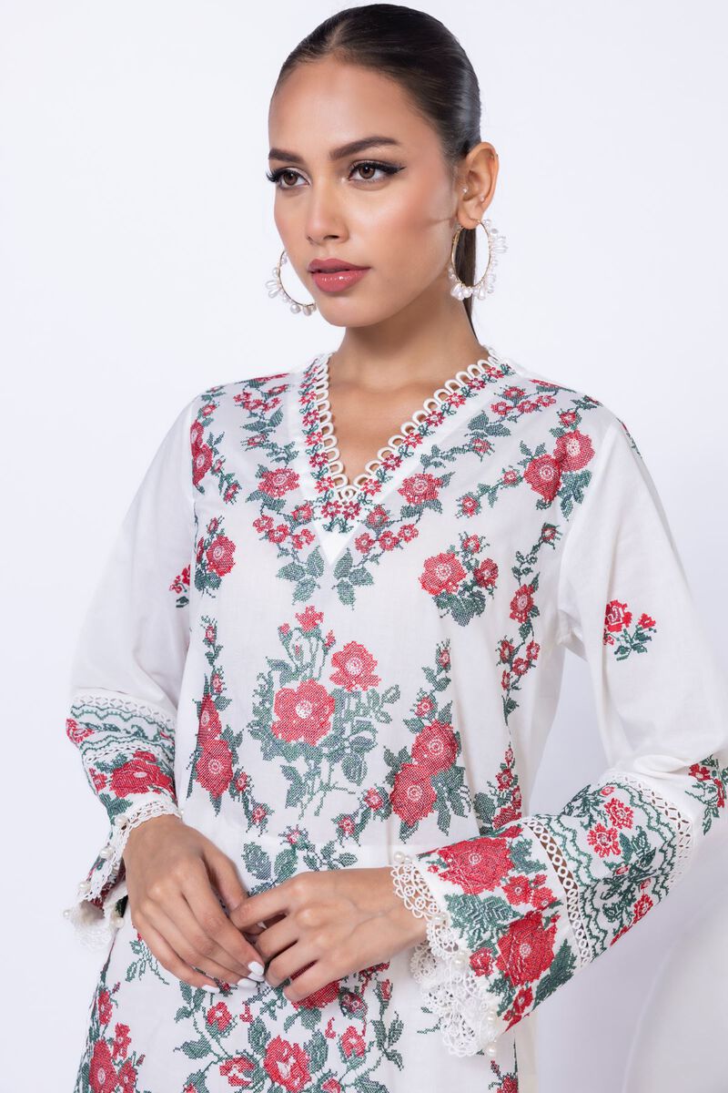Embroidered | Cambric | Kurta | GBP 15.00