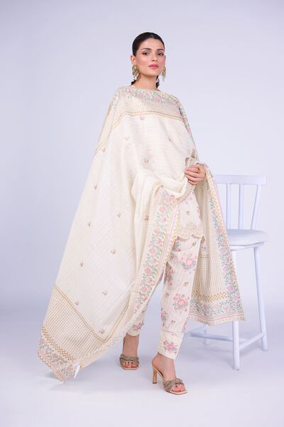 Printed | Cotton Net | Dupatta | GBP 30.00