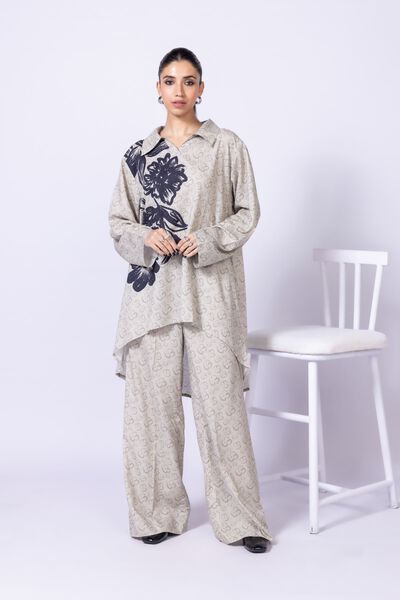 Printed | Dull Raw Silk | Blouse | GBP 30.00