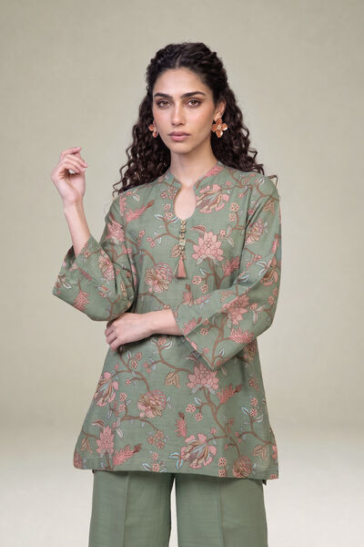 Printed | Light Khaddar | Short Khaddar Kurta | GBP 30.00