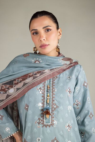 Embroidered | Broshia | Tailored 3 Piece | GBP 70.00