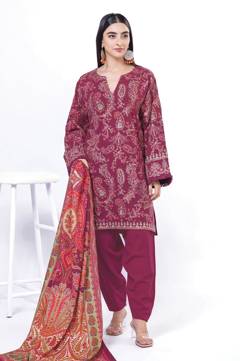 Embroidered | Khaddar | Fabrics 3 Piece | null