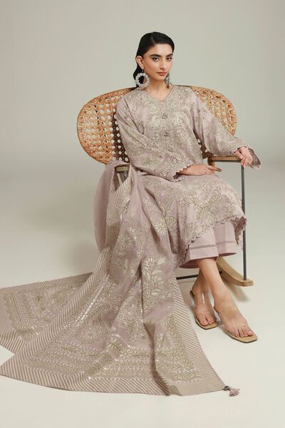 Embroidered | Cambric | Cambric 3-piece Set | GBP 70.00