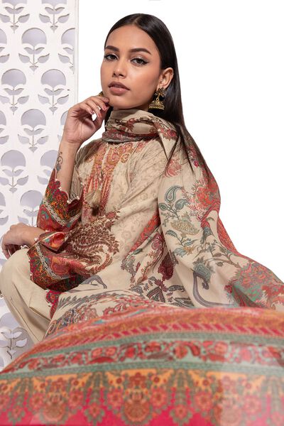 Lawn | Embroidered | Fabrics 3 Piece | GBP 12.50