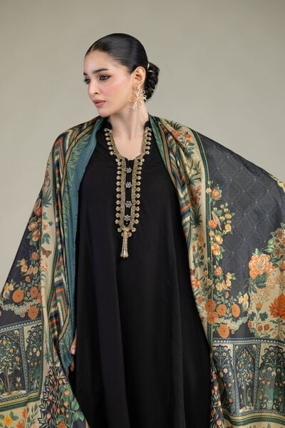Printed | Polyester Silk | Floral Silk Dupatta | GBP 20.00