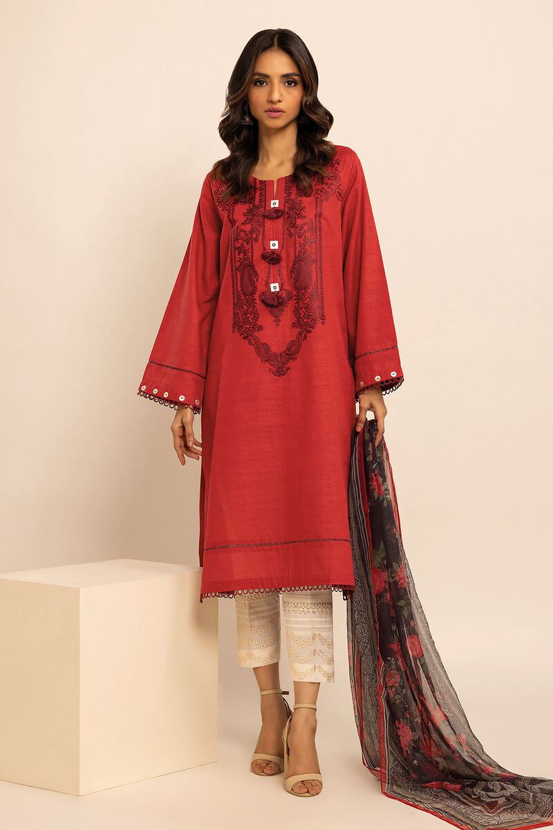 Crosshatch | Embroidered | Fabrics 2 Piece | Top Dupatta | null