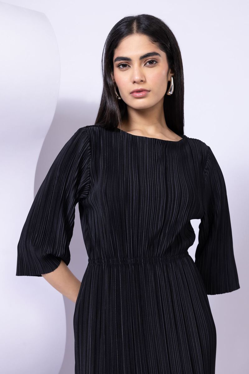 Dyed | Pleated Georgette | Maxi Dress | null