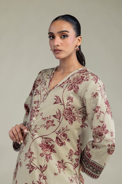 Printed | Cambric | Cambric Longline Kurta | GBP 30.00