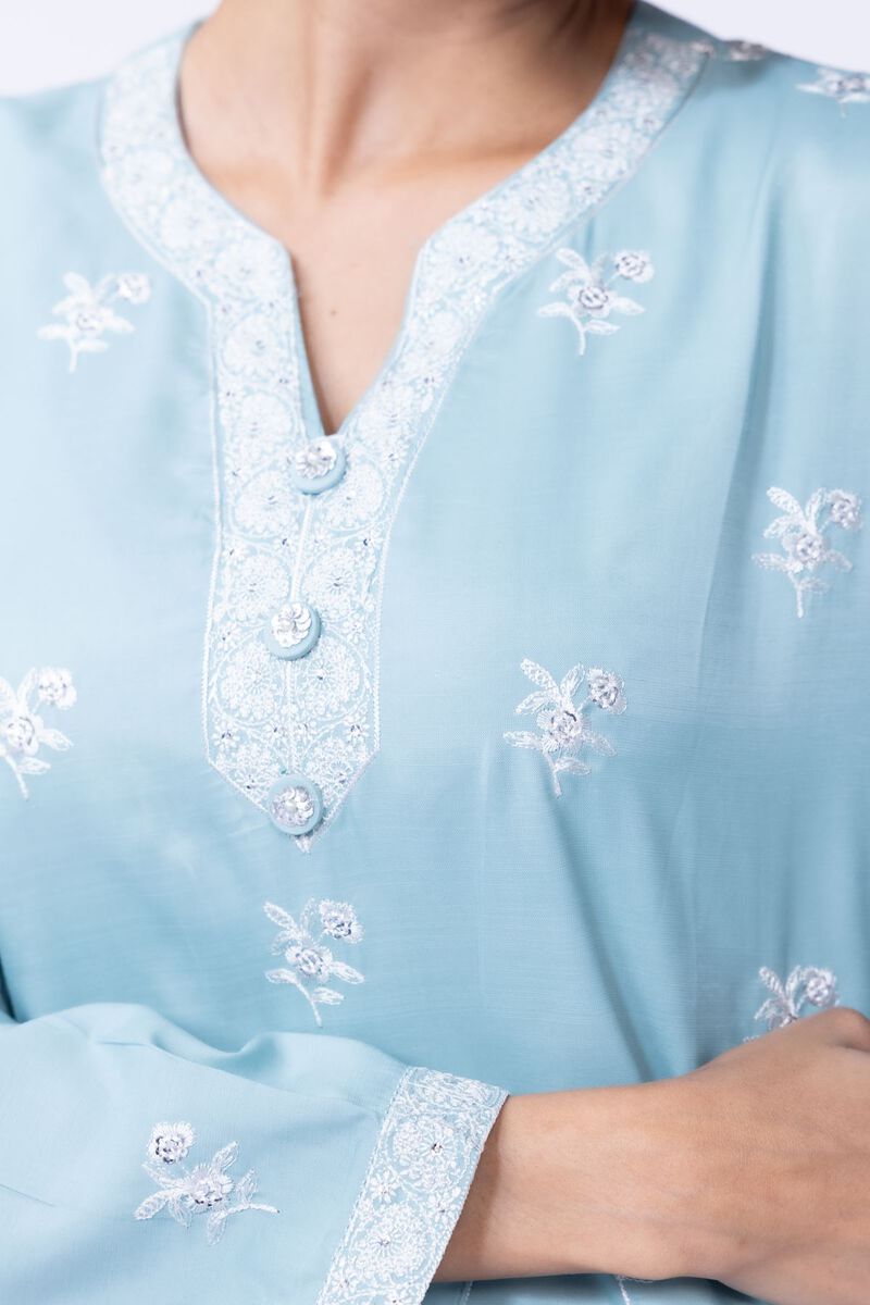 Embroidered | Russian Raw Silk | Kurta | null