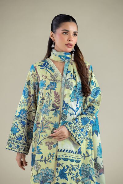 Embroidered | Messuri | Floral Tailored 3-Piece | GBP 55.00