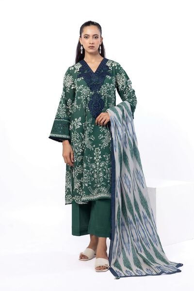 Embroidered | Cotton | Tailored 3 Piece | GBP 45.00