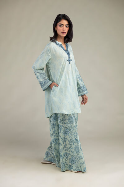 Embroidered | Cambric | Floral Cambric Pants | GBP 25.00